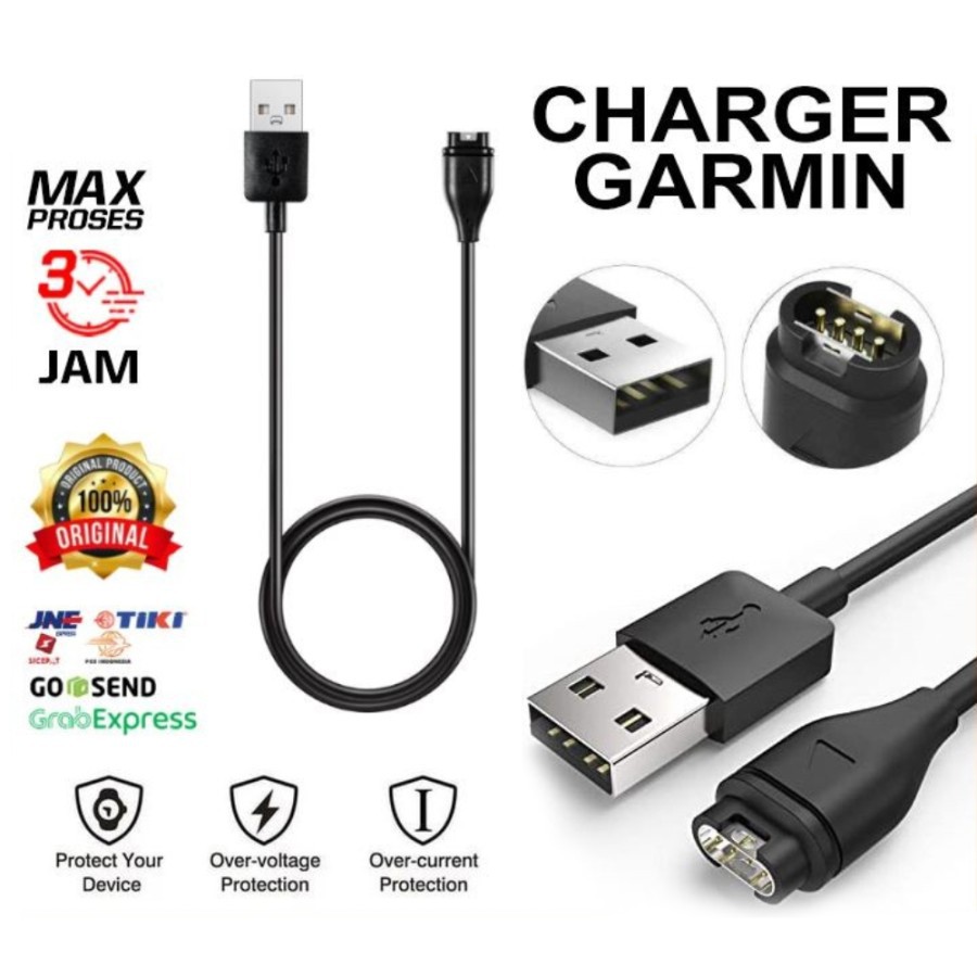 Charger Garmin Original Fenix 5x Fenix 6x Fenix 5 Fenix 6 Forerunner