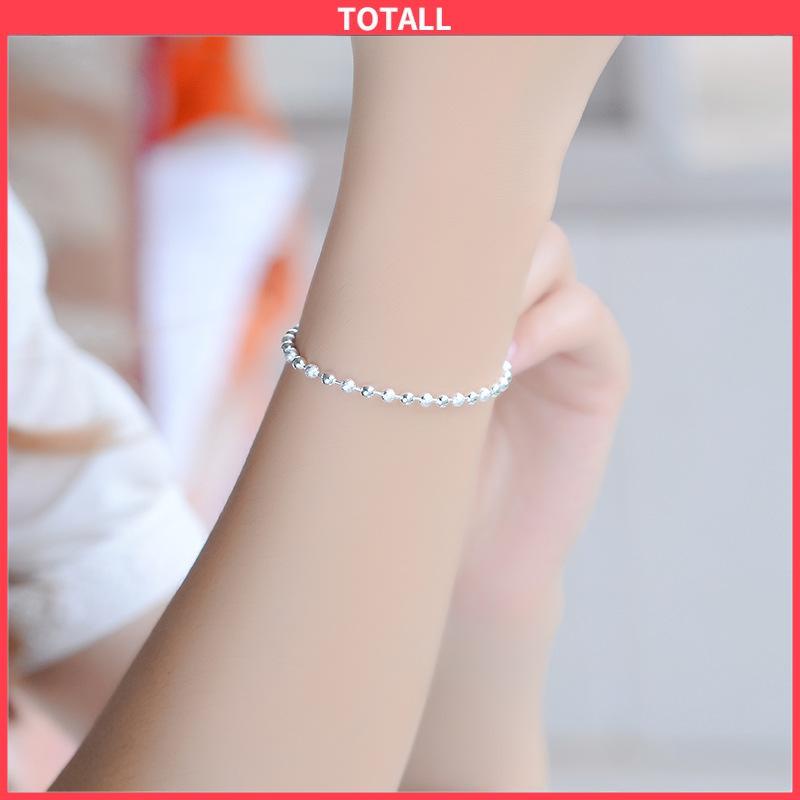 COD Single-layer Mini berbentuk hati Daisy Simple Transfer Beads Diamond Fashion Gelang-Totall