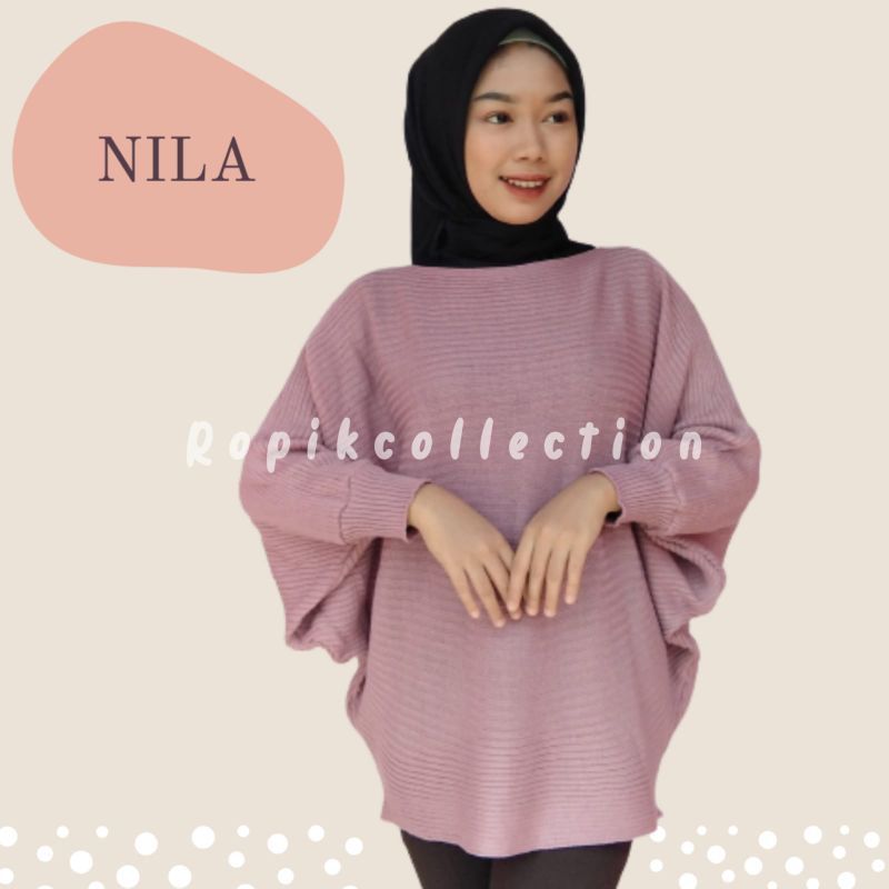 Lasperal Batwing Sweater Blouse