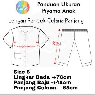 PIYAMA ANAK BAJU  TIDUR  KATUN PREMIUM MURAH Shopee Indonesia