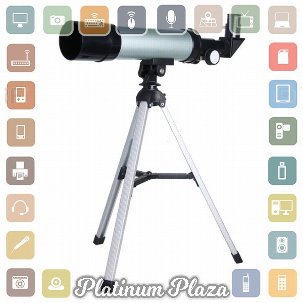 Nikula Teropong Bintang Space Astronomical Telescope Optical Glass &amp; Metal Tube 360/`TM2FMC-- F36050