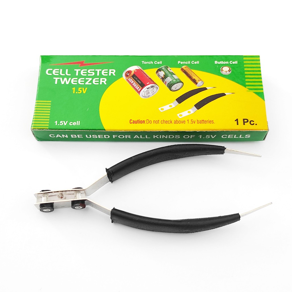 Alat Pengecek Baterai Battery / Cell Tester Tweezer 1.5V