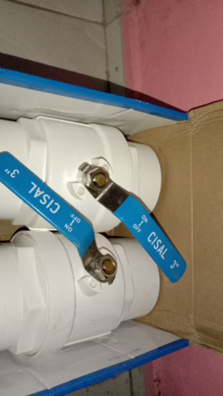 Stop Keran 3 Inch / Ball Valve Pvc Plat Stainles 3 Inch Cisal