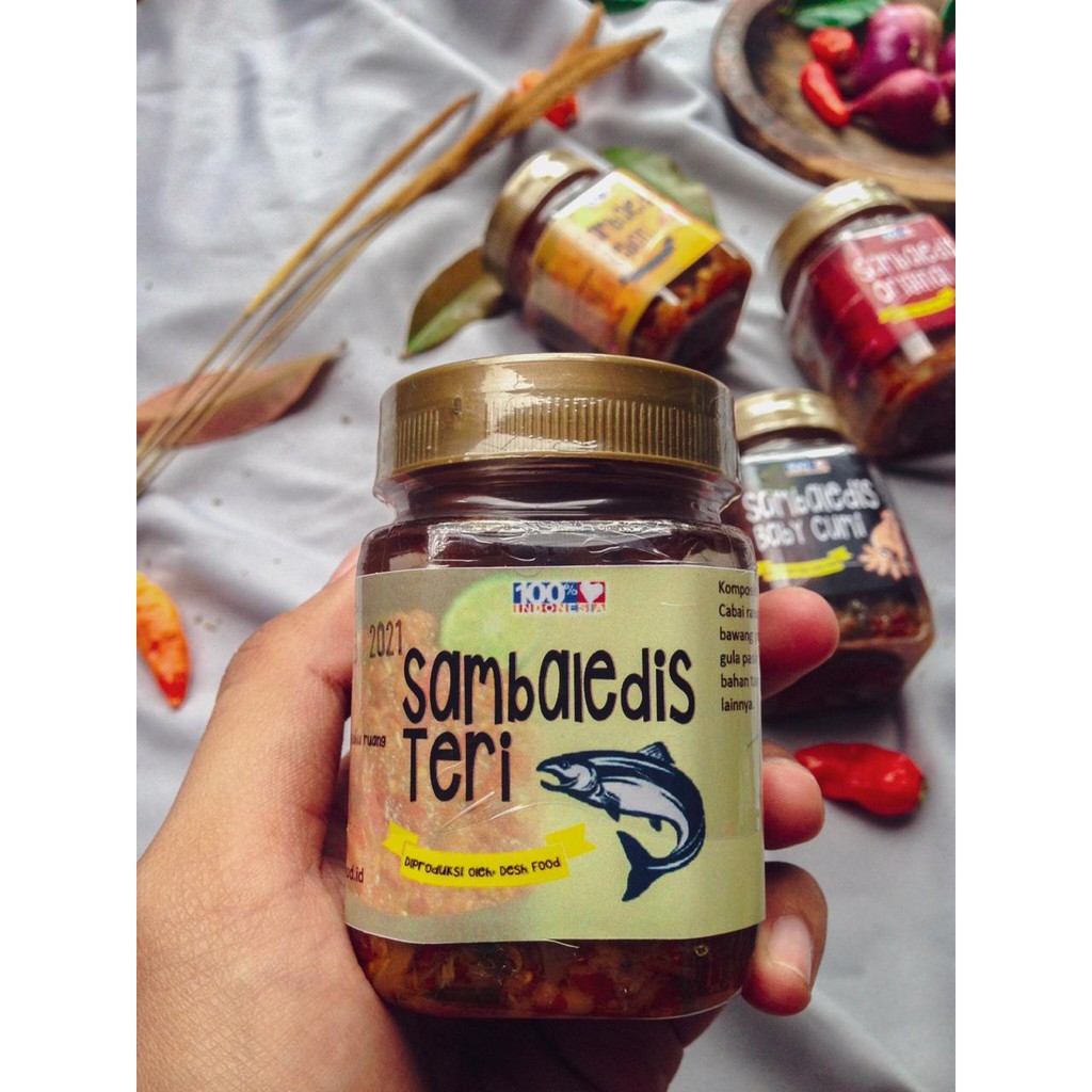 

SAMBAL TERI - SAMBALEDIS || deshfood.id