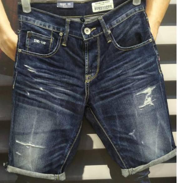 ★TERMURAH★ 『12.12』 Bombboogie jeans original celana pendek slim fit new arival ♛