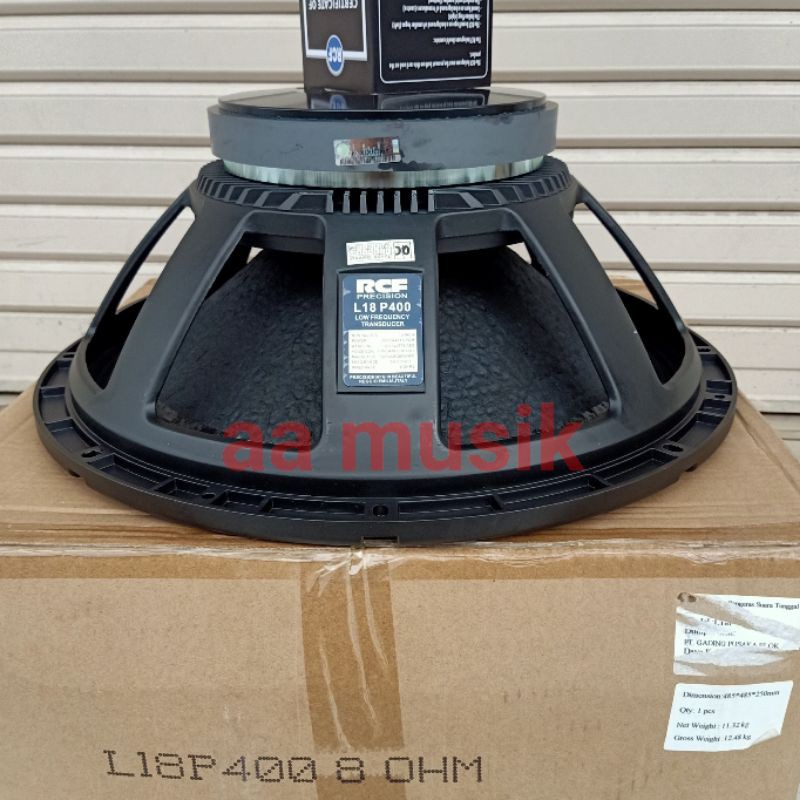 SPEAKER COMPONENT RCF 18P400 SUBWOOFER 18 INCH L18P400