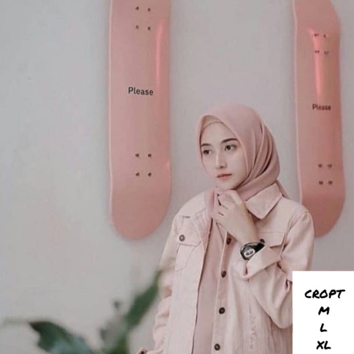 Jaket Wanita JAKET LEVIS SOFT PINK PEACH JEANS WANITA JINS CEWEK WARNA WARNI M L XL - Dongker, M(D9C