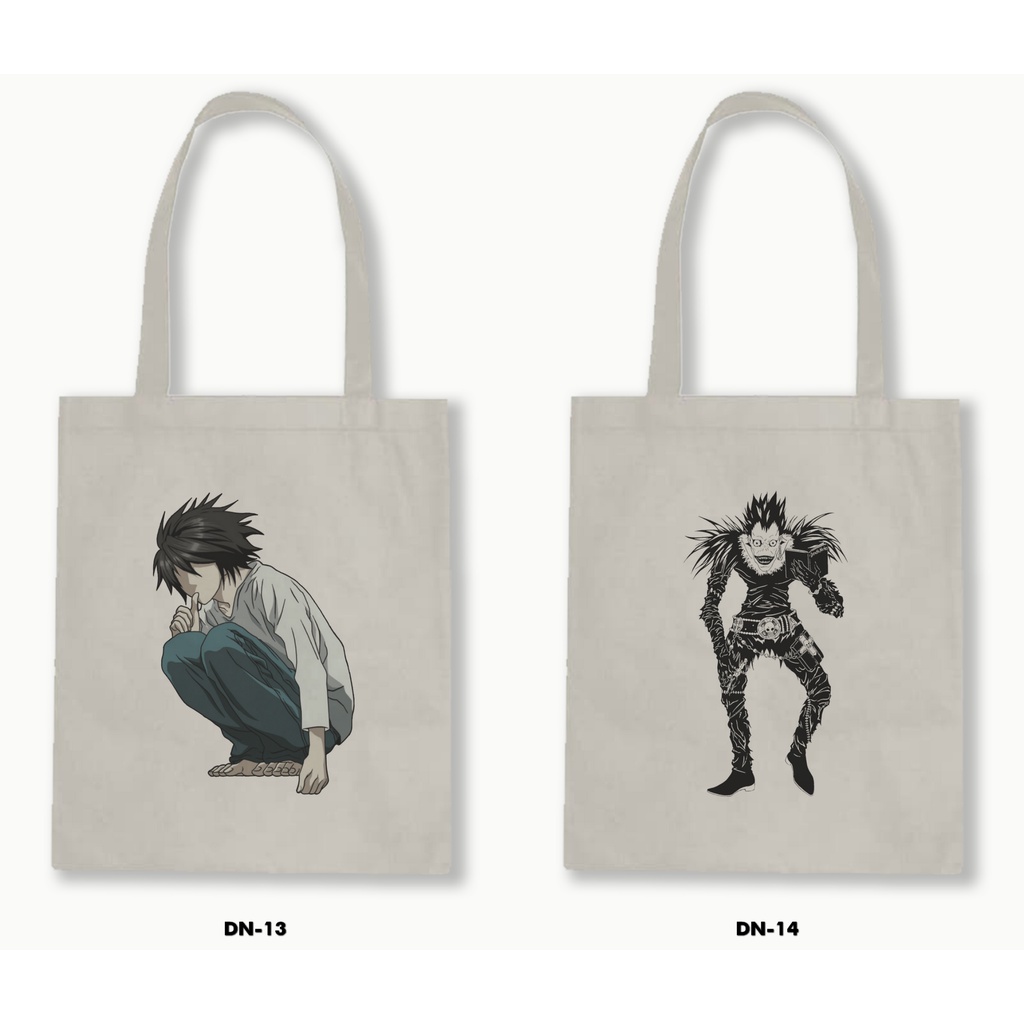 TOTE BAG BLACU - DEATH NOTE / ANIME / MANGA 01