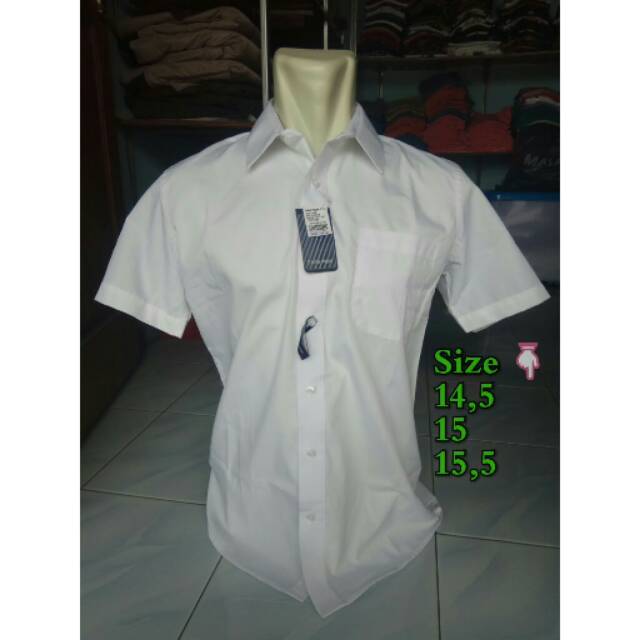 Kemeja putih polos stanley adams