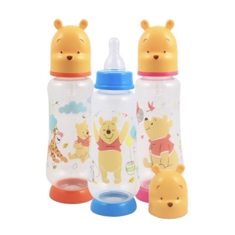 Kiddy Disney BABY WINNIEH The Pooh Botol Susu Bayi With Base 250ml (WTP 03-092