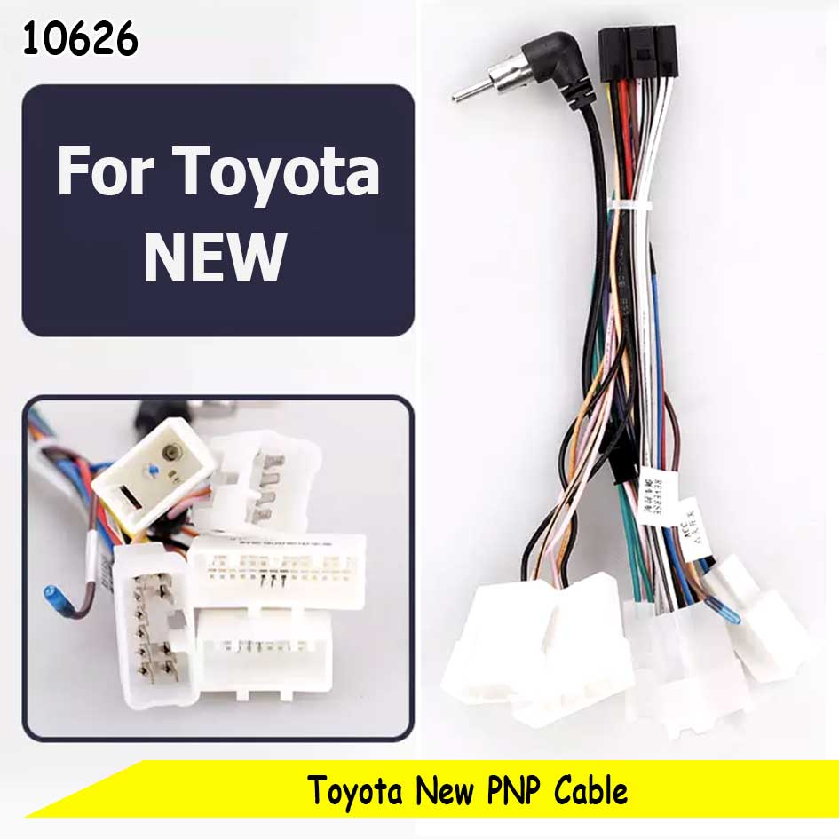 Toyota New Innova Fortuner Corolla Kabel Socket PNP Cable Headunit Android Plug and Play Kabel Soket