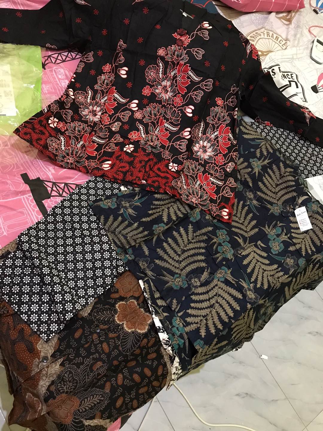 Atasan Batik Dolby Dolbi Dobby Doby Tenun Sutra Tulis Halus Katun Atbm Baron ,sarombit Atasan