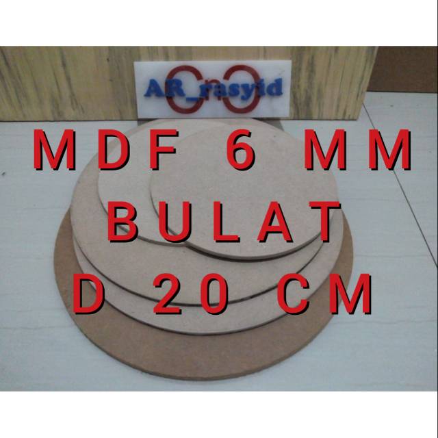 

Mdf 6 mm bulat d 20 cm