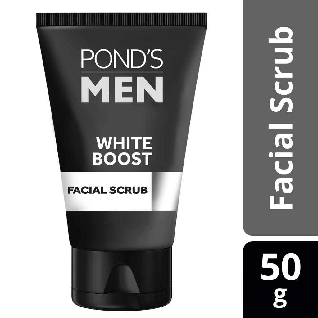 Pond’S Men White Boost Face Scrub 50Gam