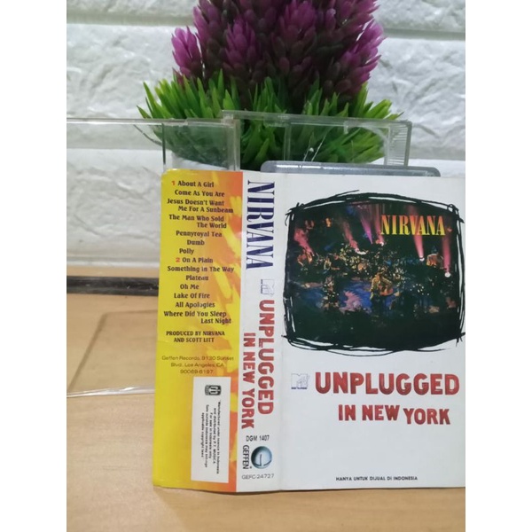 Kaset NIRVANA - UNPLUGGED IN NEW YORK