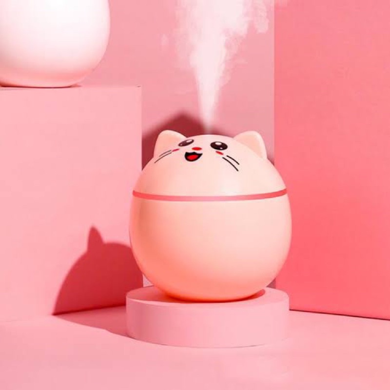 Aroma terapi cute cat humidifier pengharum ruangan essensial oil