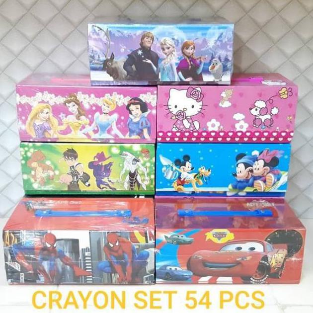 

Best Seller Crayon Kotak Set Isi 54Pcs Berkualitas
