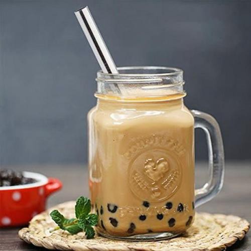 Sedotan Boba Sedotan Stainless Steel Sedotan Bubble Tea Sedotan Besi