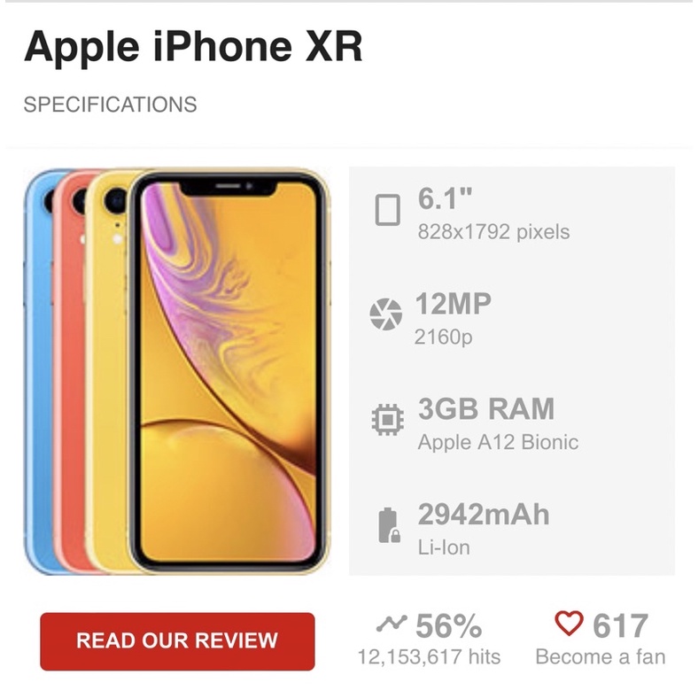 Xr 128GB New Grnsi Inter