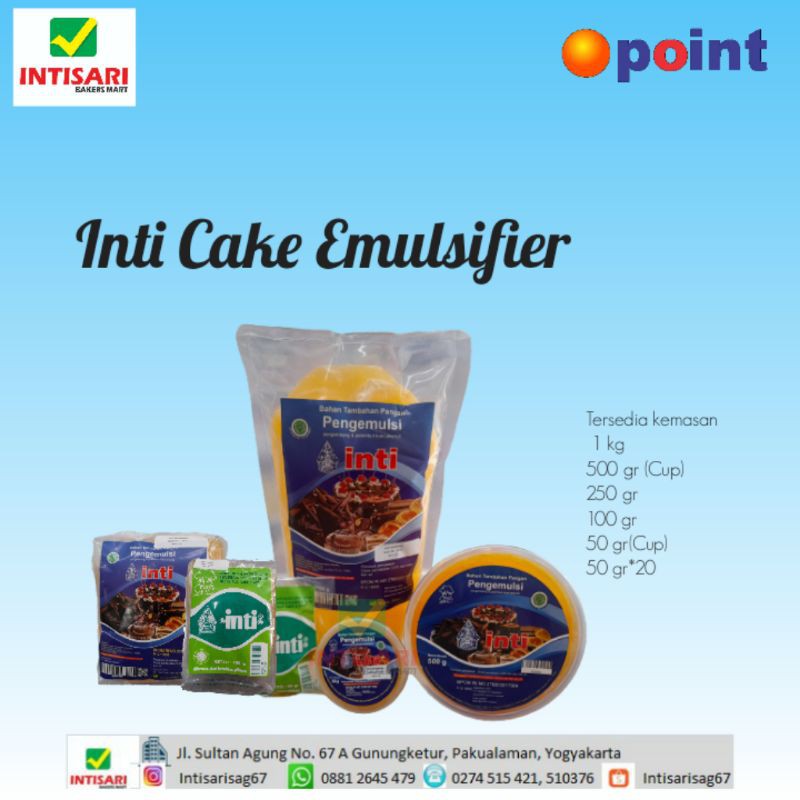 

INTI CAKE EMULSIFIER SP PENGEMBANG