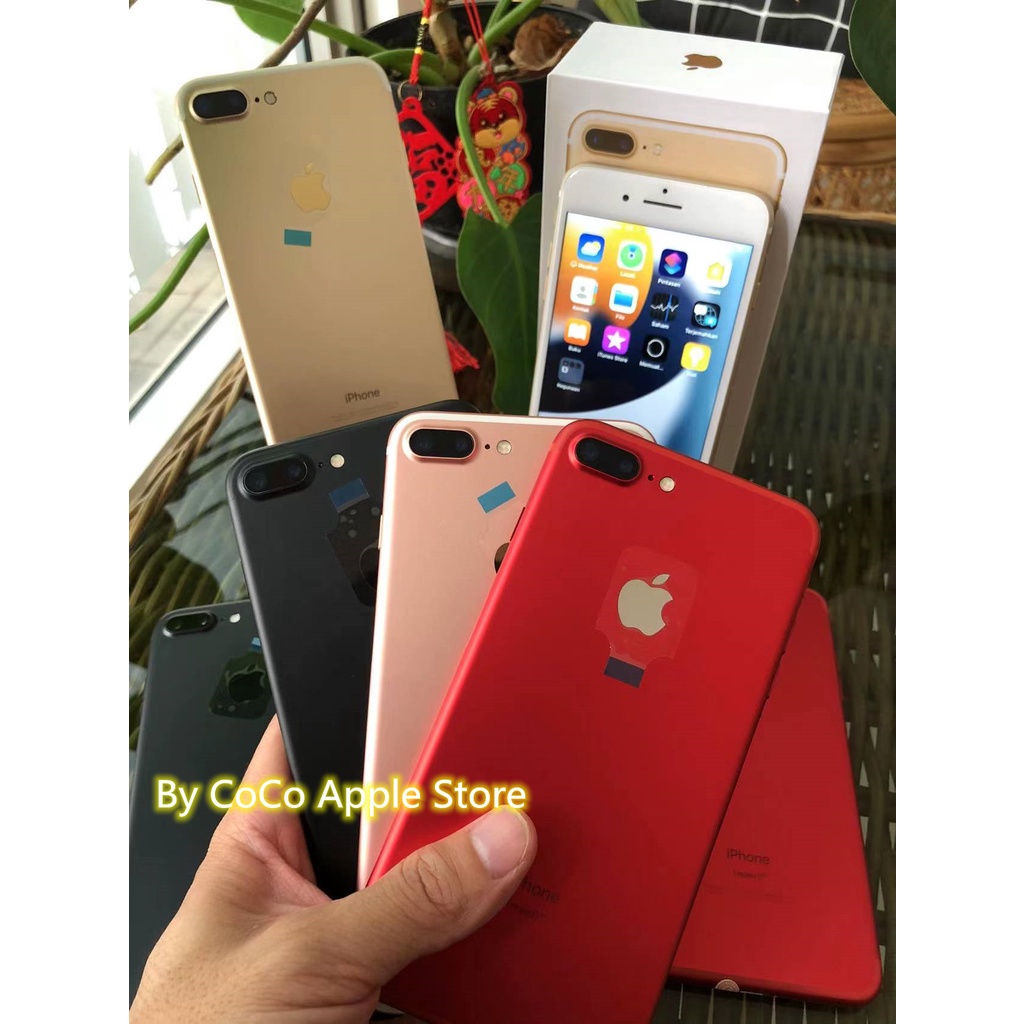 iPhone7Plus 256GB Fullset  All Sim Silent Ori Ex inter Second Mulus100% Like New 3utools All Green (Garansi 1 Tahun)