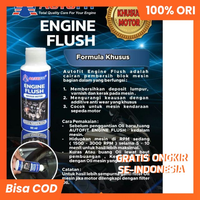 ENGINE FLUSH PEMBERSIH KERAK OLI Motor 50 Ml