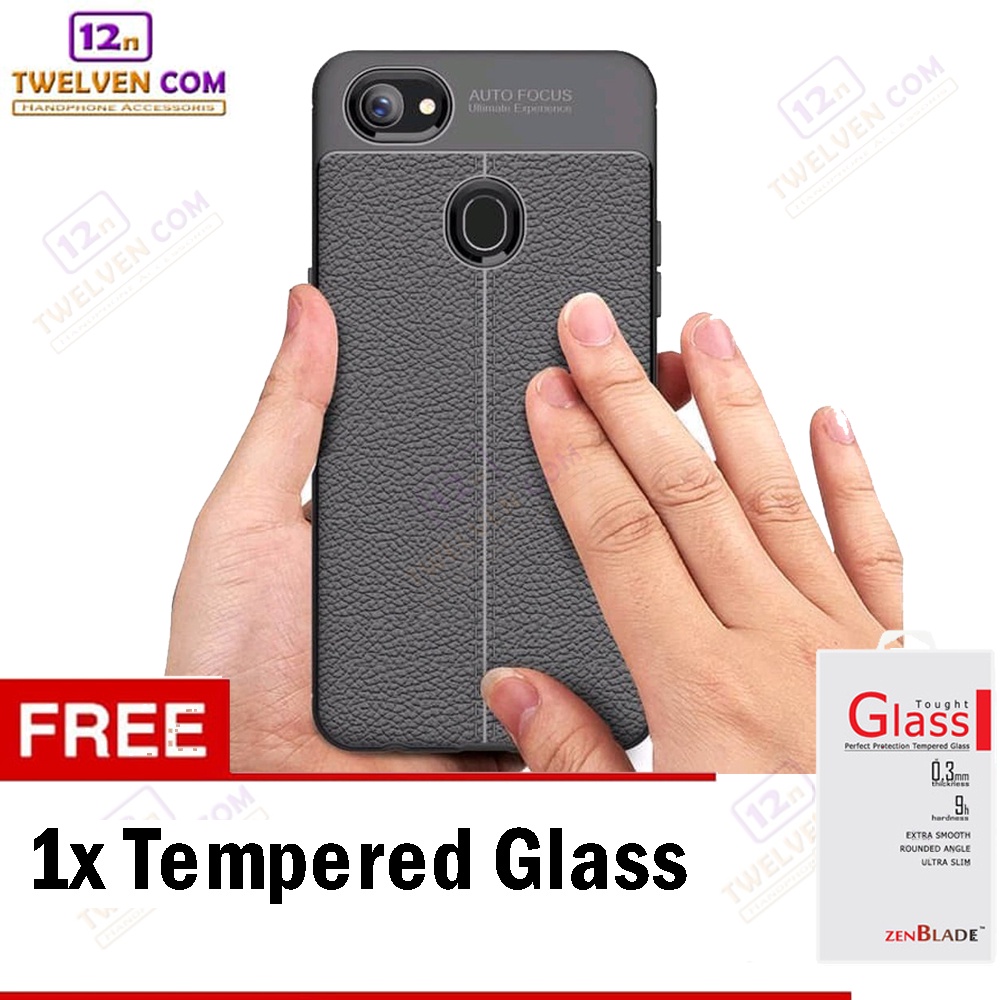 [FLASH SALE] Case Auto Focus Softcase Oppo F7 - Free Tempered Glass