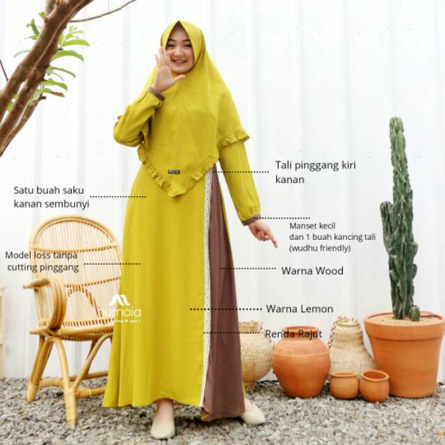 Gamis lime seply