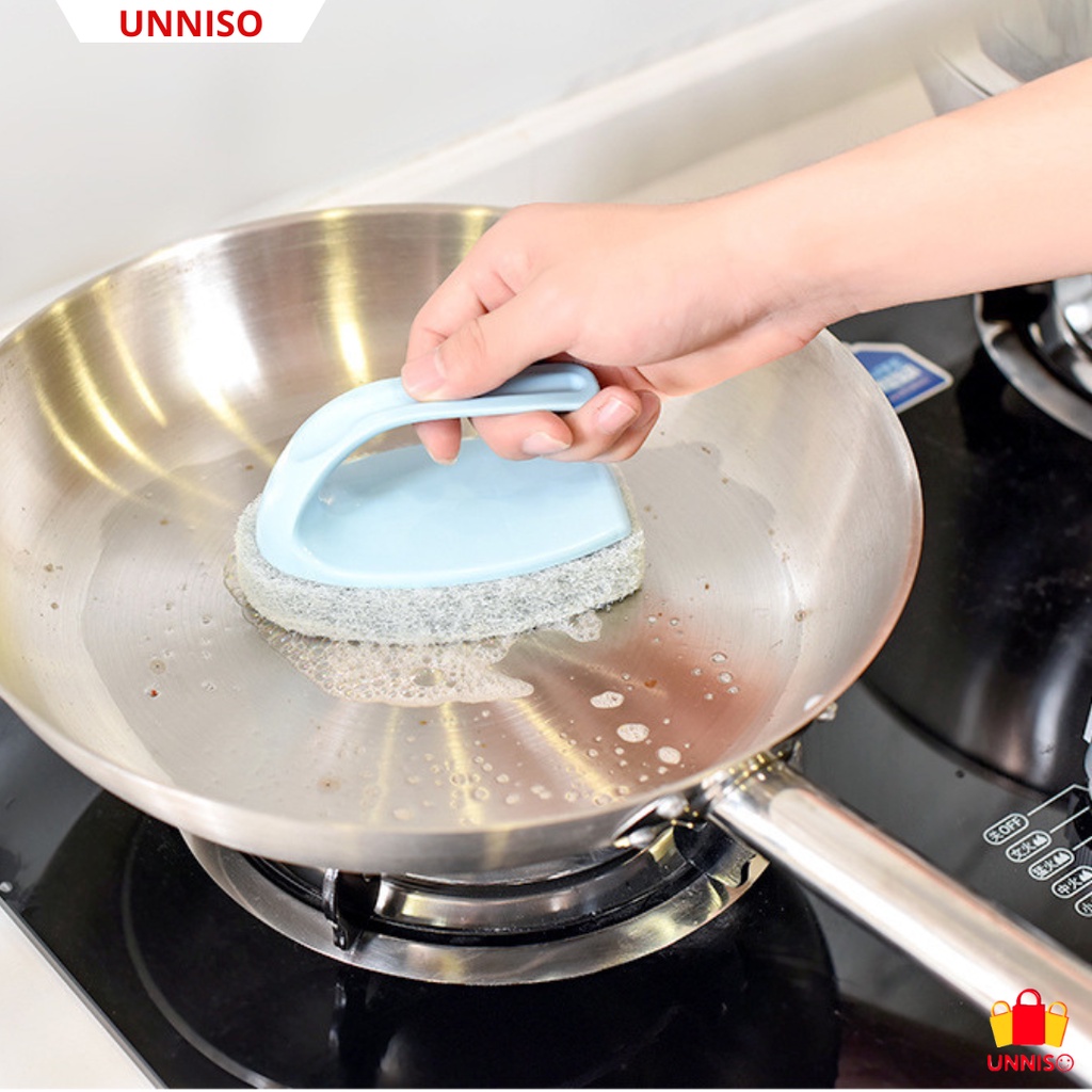 UNNISO - Sikat Spons Handle Cuci Piring Wastafel SPC04