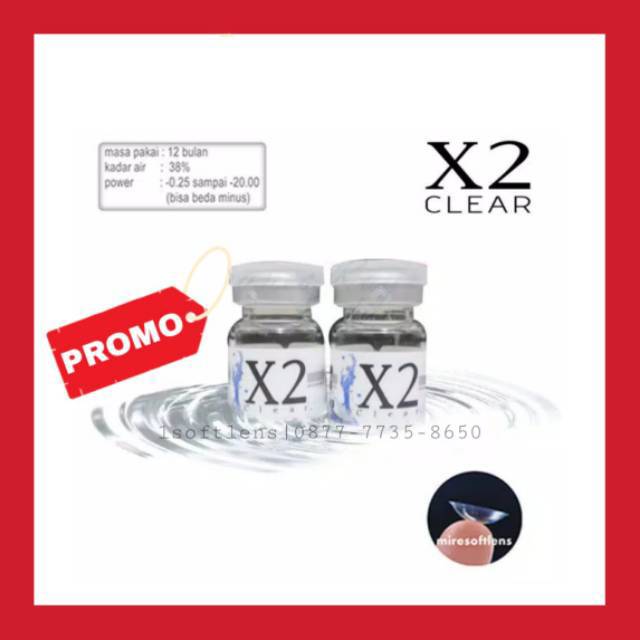 SOFTLENS X2 CLEAR TAHUNAN BENING MURAH DAN AMAN