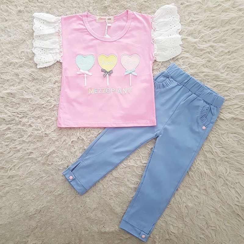 Baju Bayi Love Pants