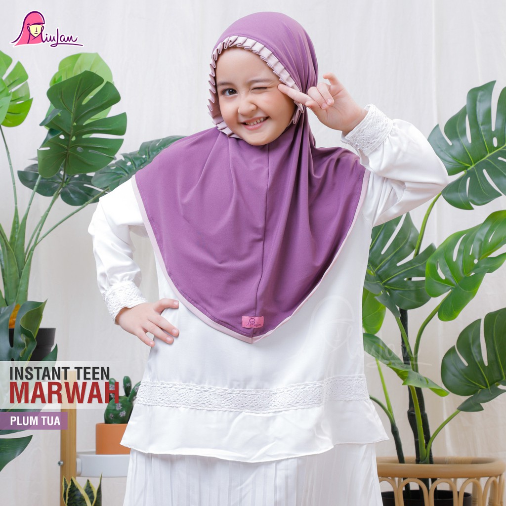 Pusat Jilbab Anak Miulan Instan Marwah Teen Kerudung Anak Sekolah SD Jilbab instan Miulan Hijab Rema