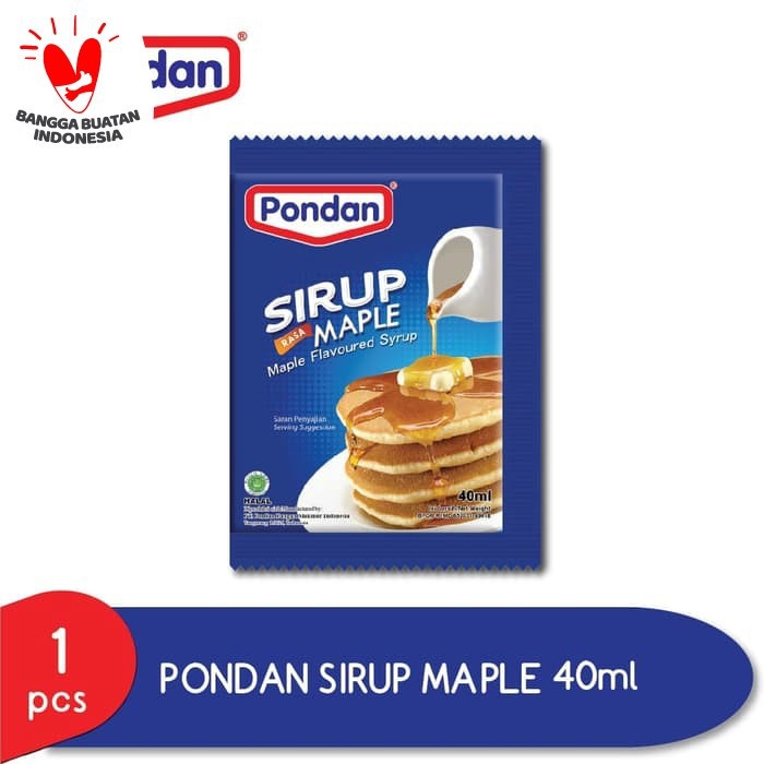 

PONDAN SIRUP MAPLE POUCH 40ML syrup maple