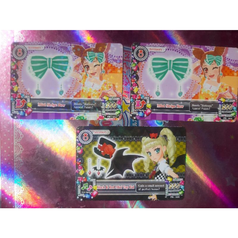 AIKATSU CARD ACCESSORY EVENT Otome Yurika ASLI Original