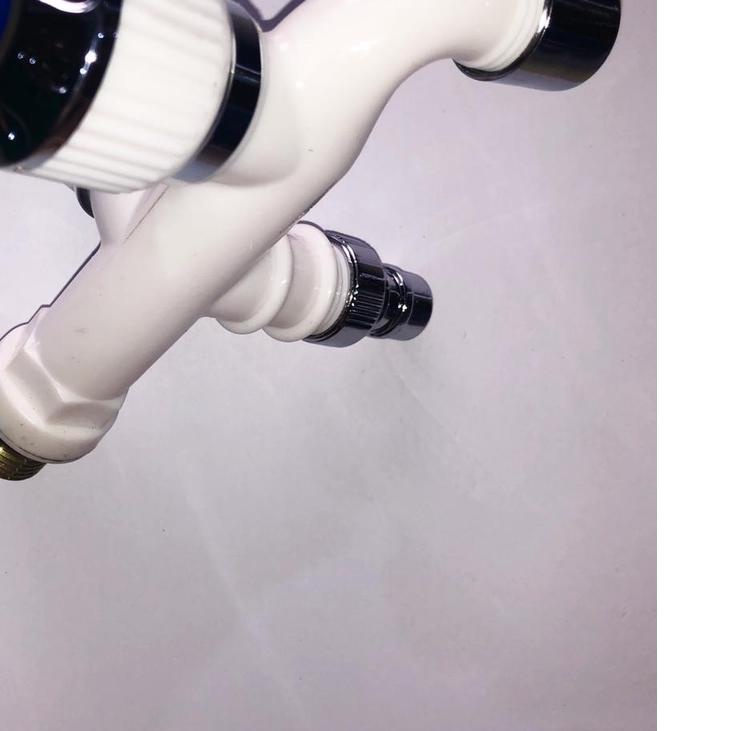 ☝ Kran Cabang Shower ABS Kamar Mandi-Kran Air Double Plastik Toilet WC Shower ABS ♤