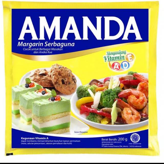 

Margarine Amanda 200gram
