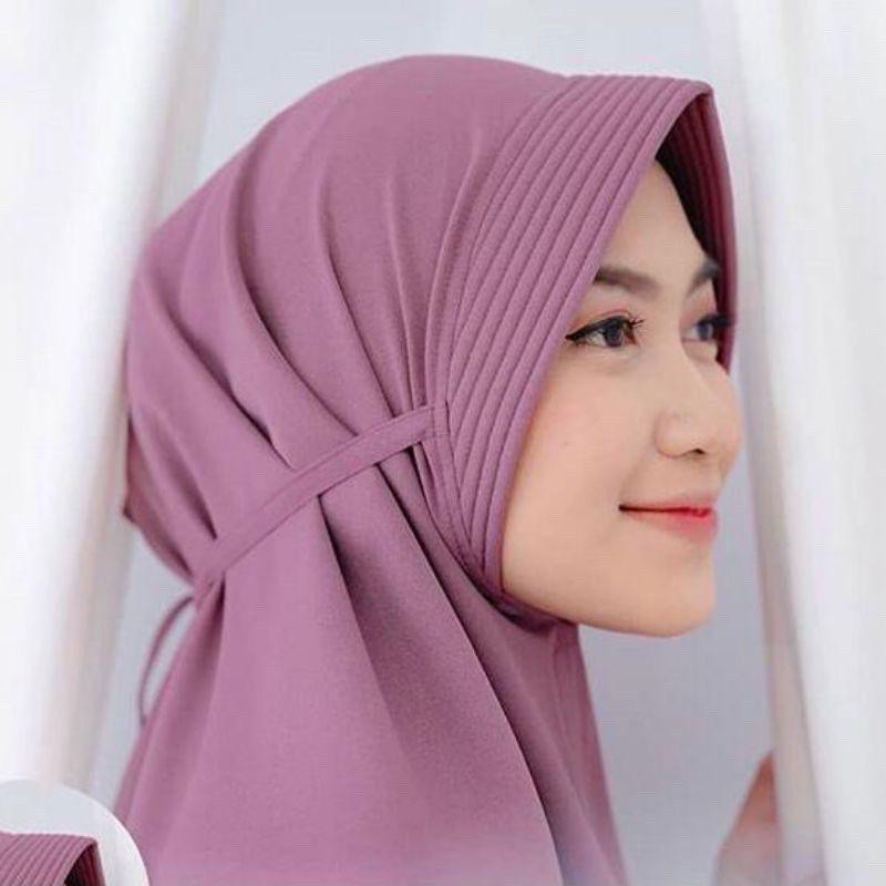 Hijab bergo tali pet jumbo / bergo maryam pet jumbo