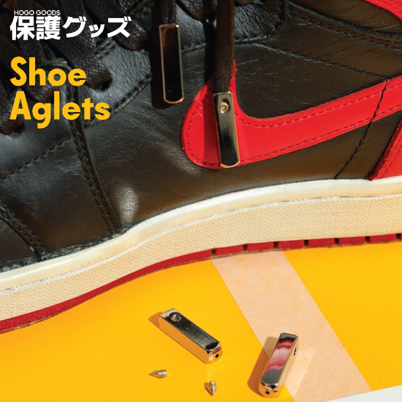 Hogo Removable Shoelace Aglets Block Metal Tips Ujung Tip Tali Sepatu