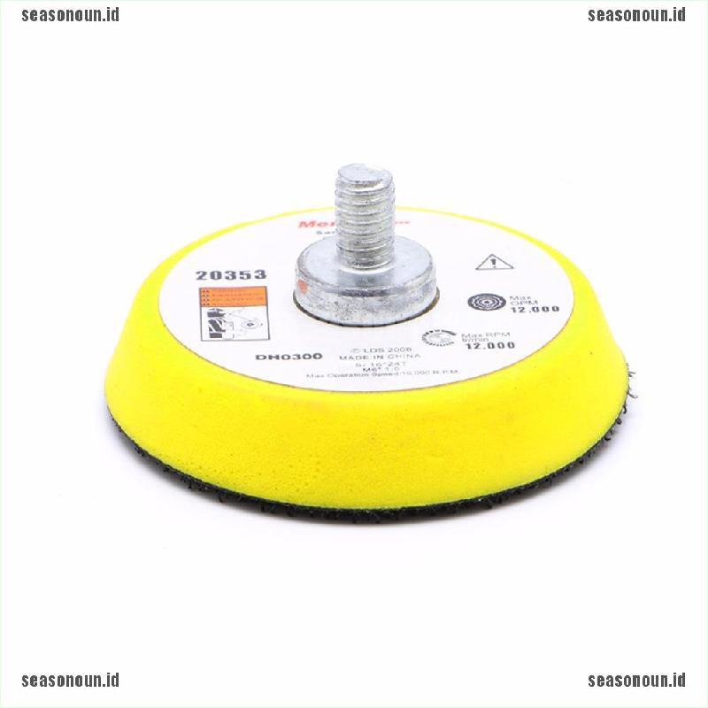 【un】2 Inch Disc Sanding Polish Polishing Pad Backer Plate 3mm Shank