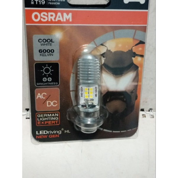 Lampu LED T19 lampu motor beat, beat fi, beat esp, Vario 110,125 osram