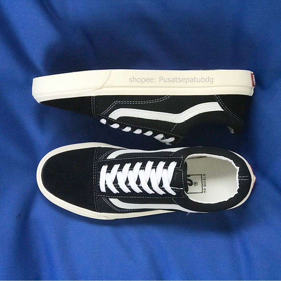 (OBRAL) VANS OLDSKOOL OG BLACK WHITE