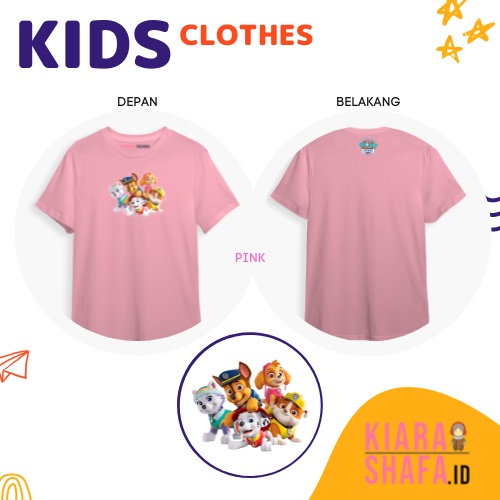 Kiarashafa - Baju Anak / Kaos Anak Paw Patrol