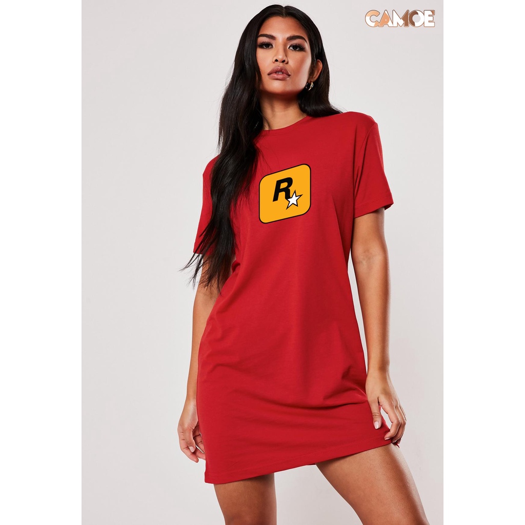 Tshirt Dress Kaos Rockstar Games Grand theft auto