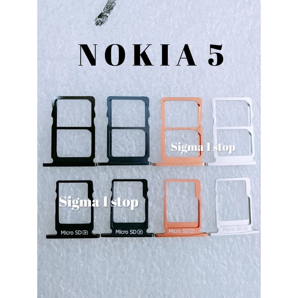 SIM TRAY NOKIA 5  SLOT SIM  SIM LOCK  SIM HOLDER  SLOT MICRO SD  LACI SIM  TEMPAT KARTU SLOT  MEMORI