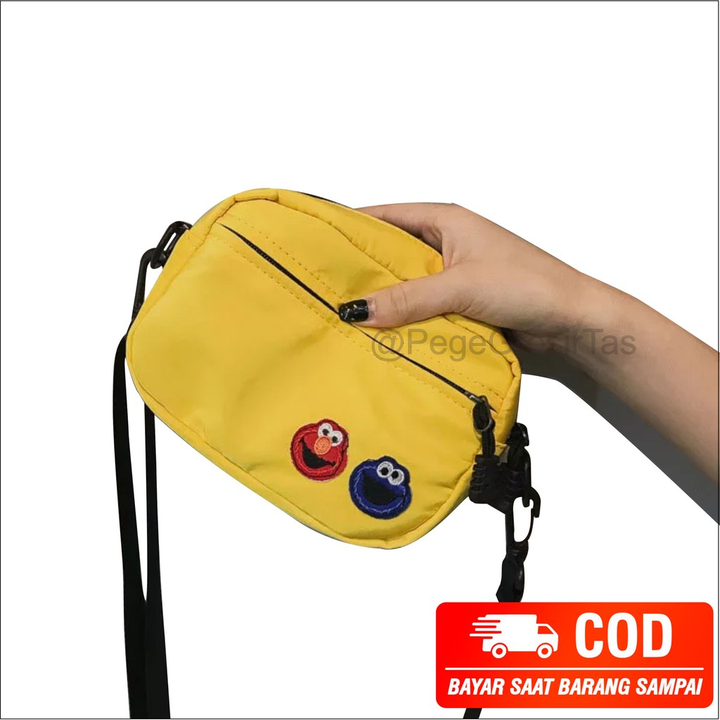 Tas Selempang Fashion Wanita Model Kasual Motif Elmo - PG - 8857