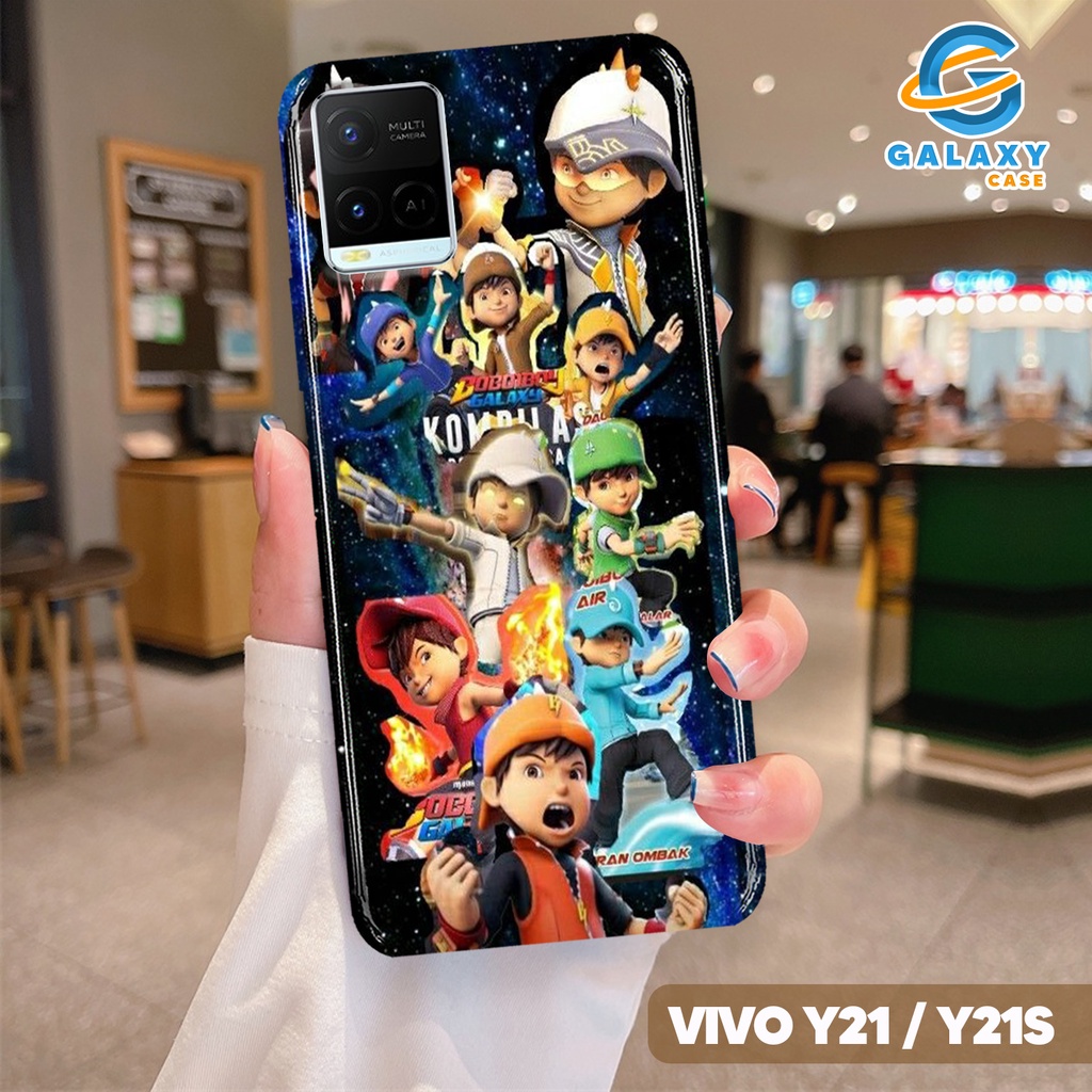 GalaxyCustomCase - Case Hp Vivo Y21 / Y21s - Case Boboiboy - Casing Hp Vivo Y21 / Y21s - Hardcase Fu