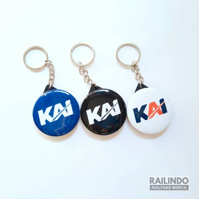 Gantungan Kunci Pin Logo PT Kereta Api Indonesia