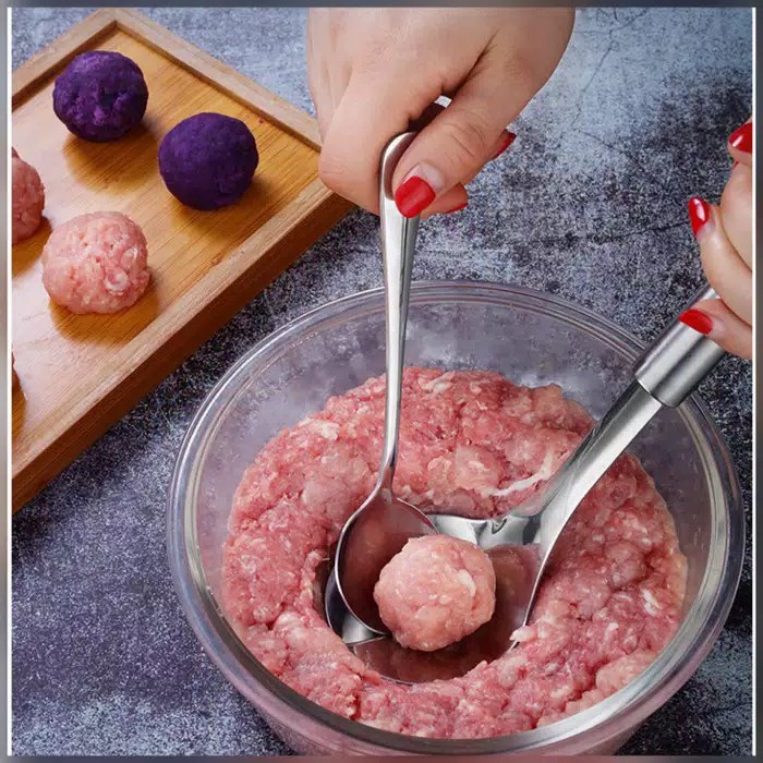 Cetakan Bakso Bahan Stainless Steel CB01 Anti Lengket Meat Ball Maker