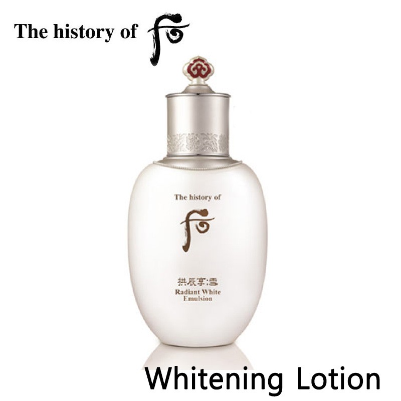 the history of whoo whitening lotion