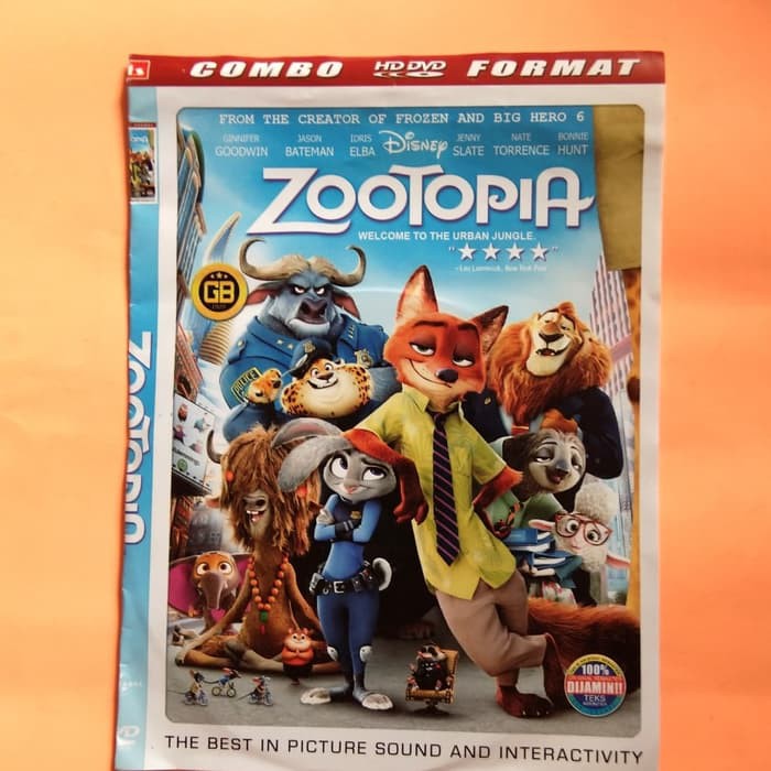 TERLARIS Kaset Dvd Film Zootopia -film Anak Anak DVD TOP MEDIA